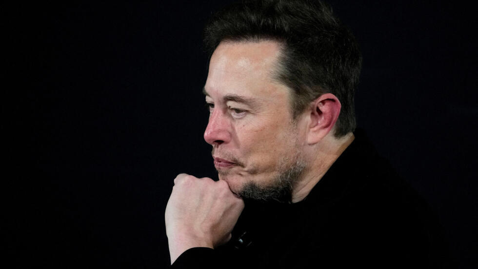 Elon Musk bei einer Präsentation